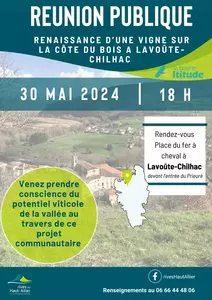 Réunion publique 30 mai 18h Lavoûte-Chilhac