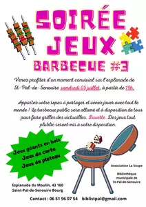SOIREE JEUX BARBECUE